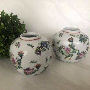 2 Small Table Vases from Hong Kong